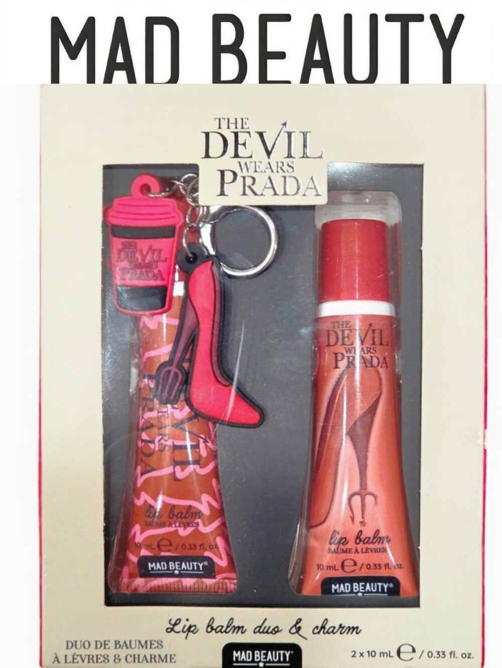 Mad Beauty X The Devil Wears Prada Lip Balm Duo & Charm
